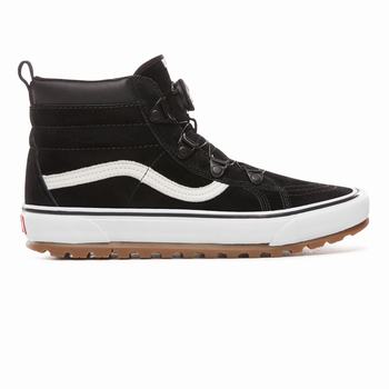 Damske Zimne Topanky Vans Sk8-Hi MTE Boa Čierne/Biele VA28ISMRP